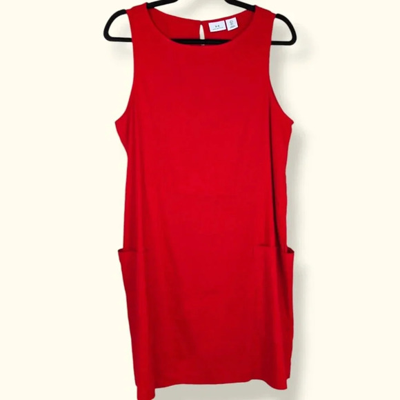 H by Halston Linen Sleeveless Dress - Picture 4 of 6
